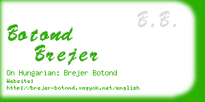 botond brejer business card